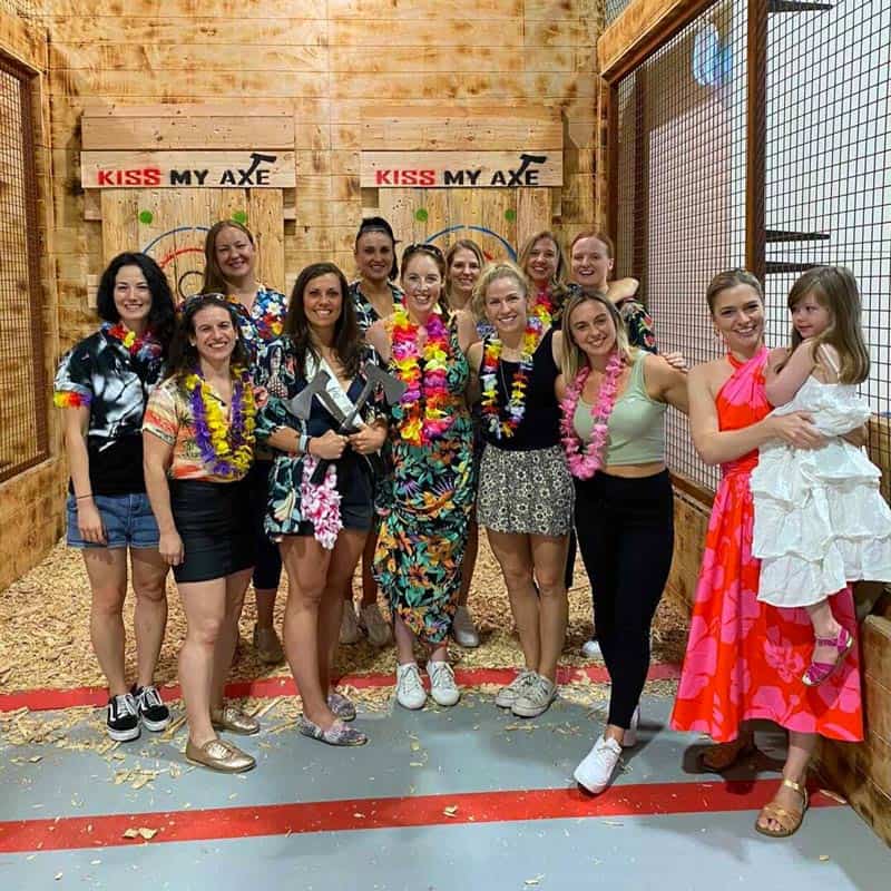 a group of people posing for a picture