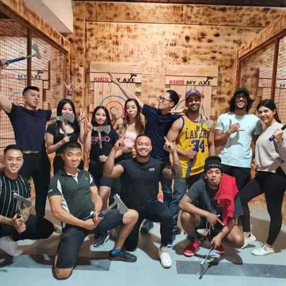 a group of people posing for a picture