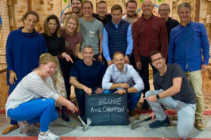 Bernardo Rezende et al. posing for a picture