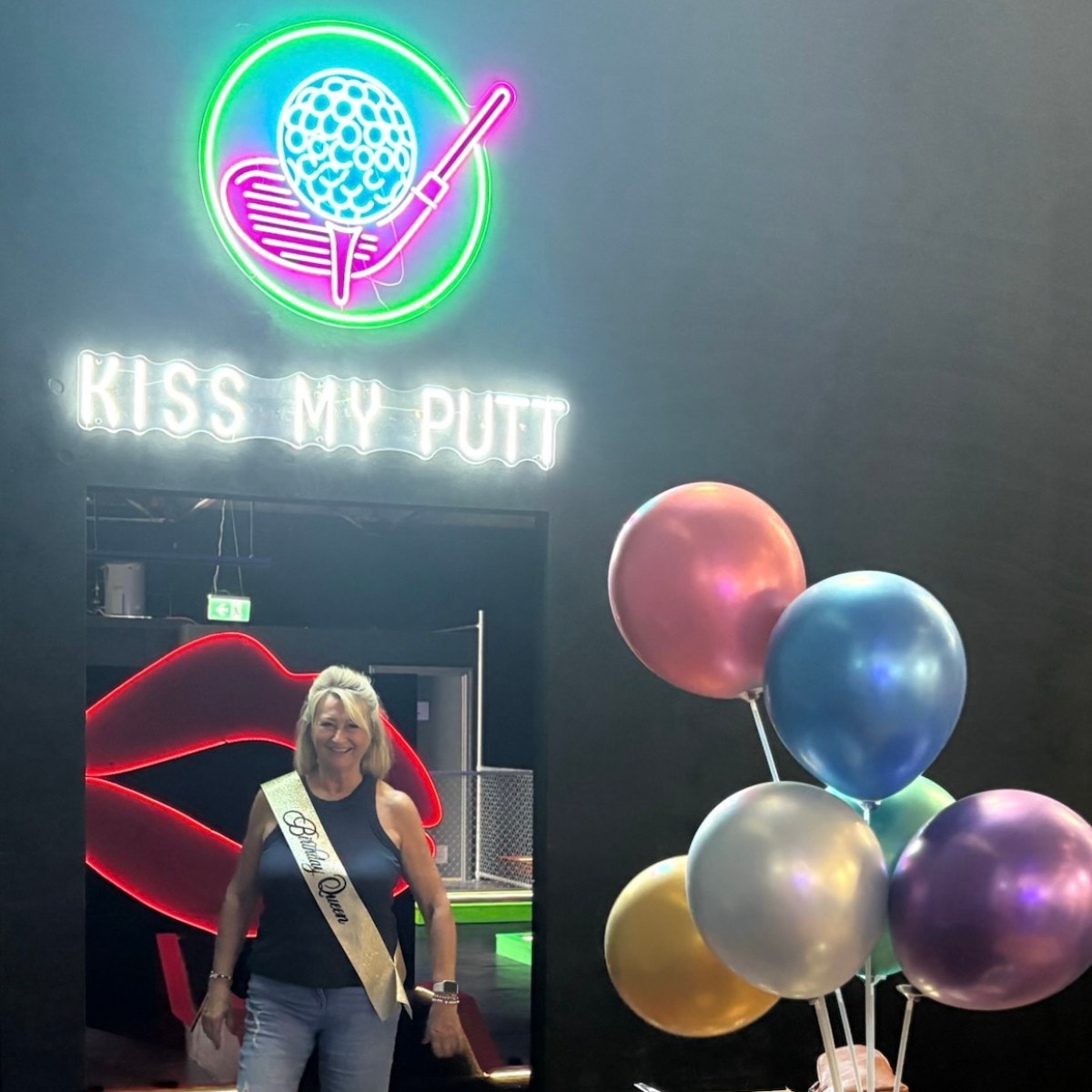 glow golf birthday