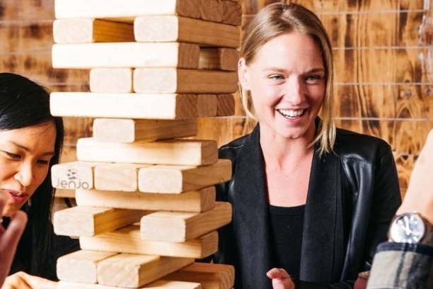 a couple of people that are talking to each other